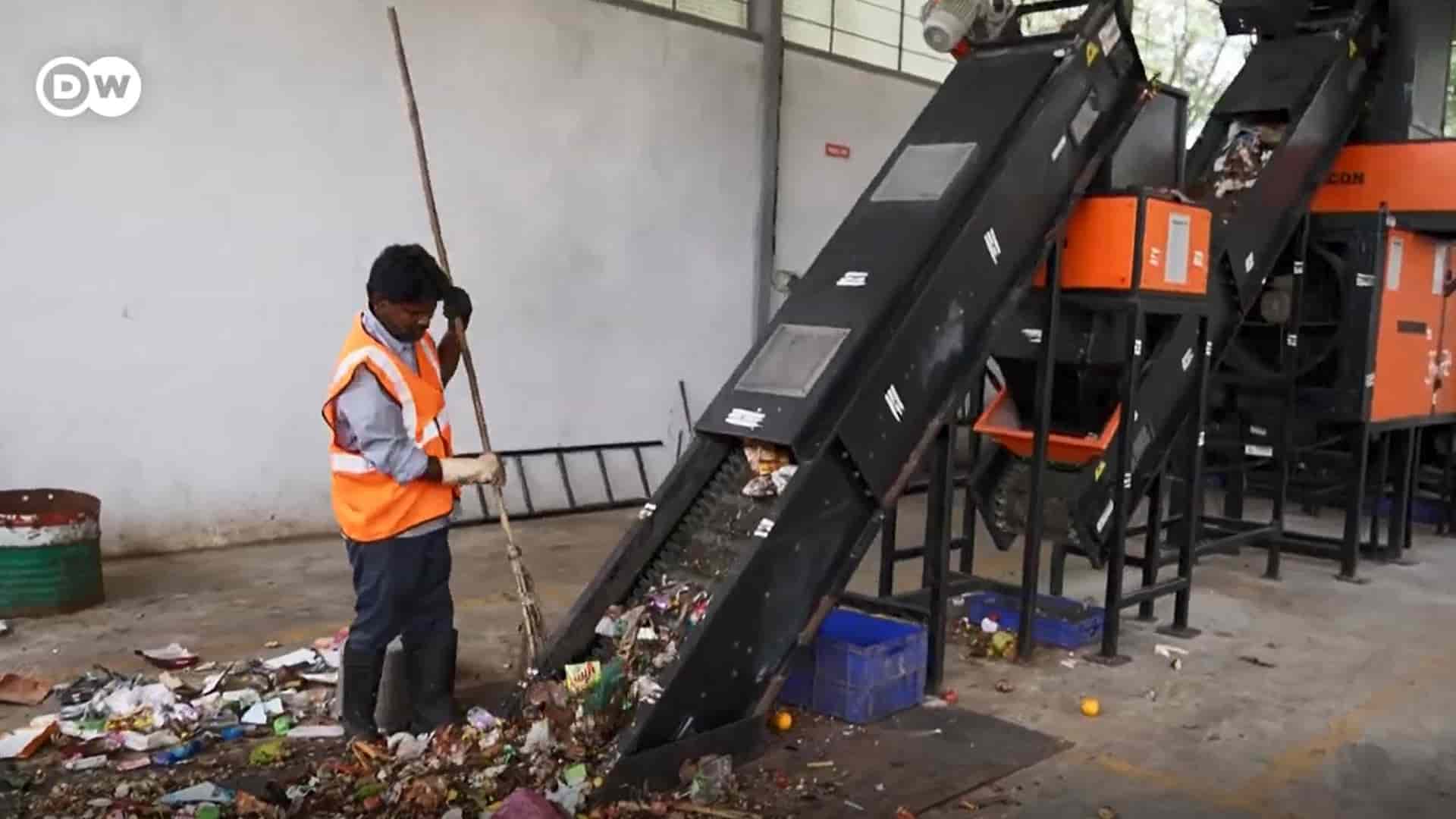 DW film: TrashBot separating waste at a facility